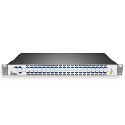 40CH AAWG DWDM MUX ja DEMUX dualfiber 1U
