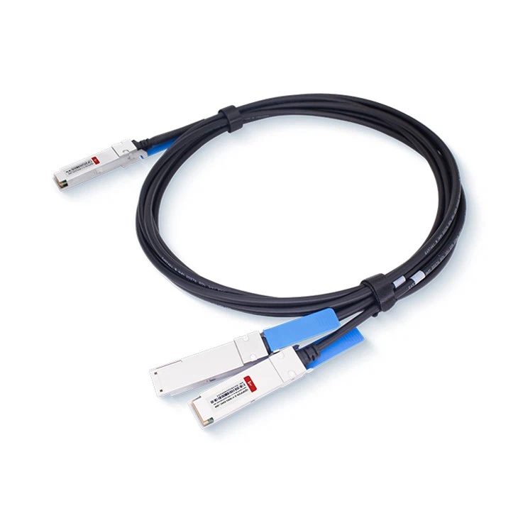 200G QSFP56 - 2X100G QSFP56 Breakout Passiivinen DAC-suoraliitos kuparikaapeli